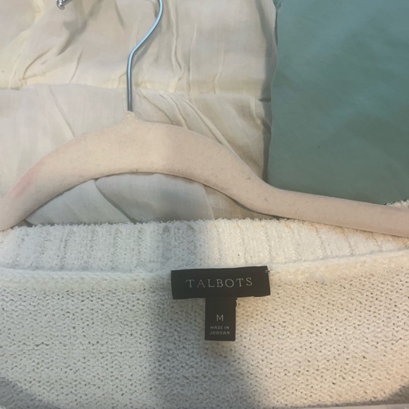 Talbots White, Lime, and Black Sweater - Picture 6 of 6